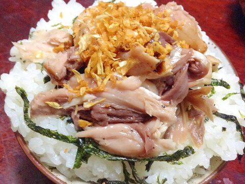 マグロのカマのスタミナ丼【DHA＆EPA】